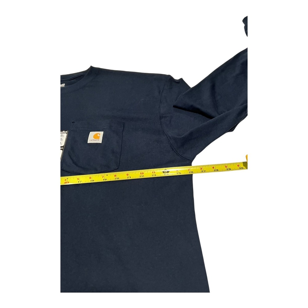 NWT Carhartt K126 Pocket T-Shirt Men's XL Tall Navy UPF 50+ - Picture 11 of 15